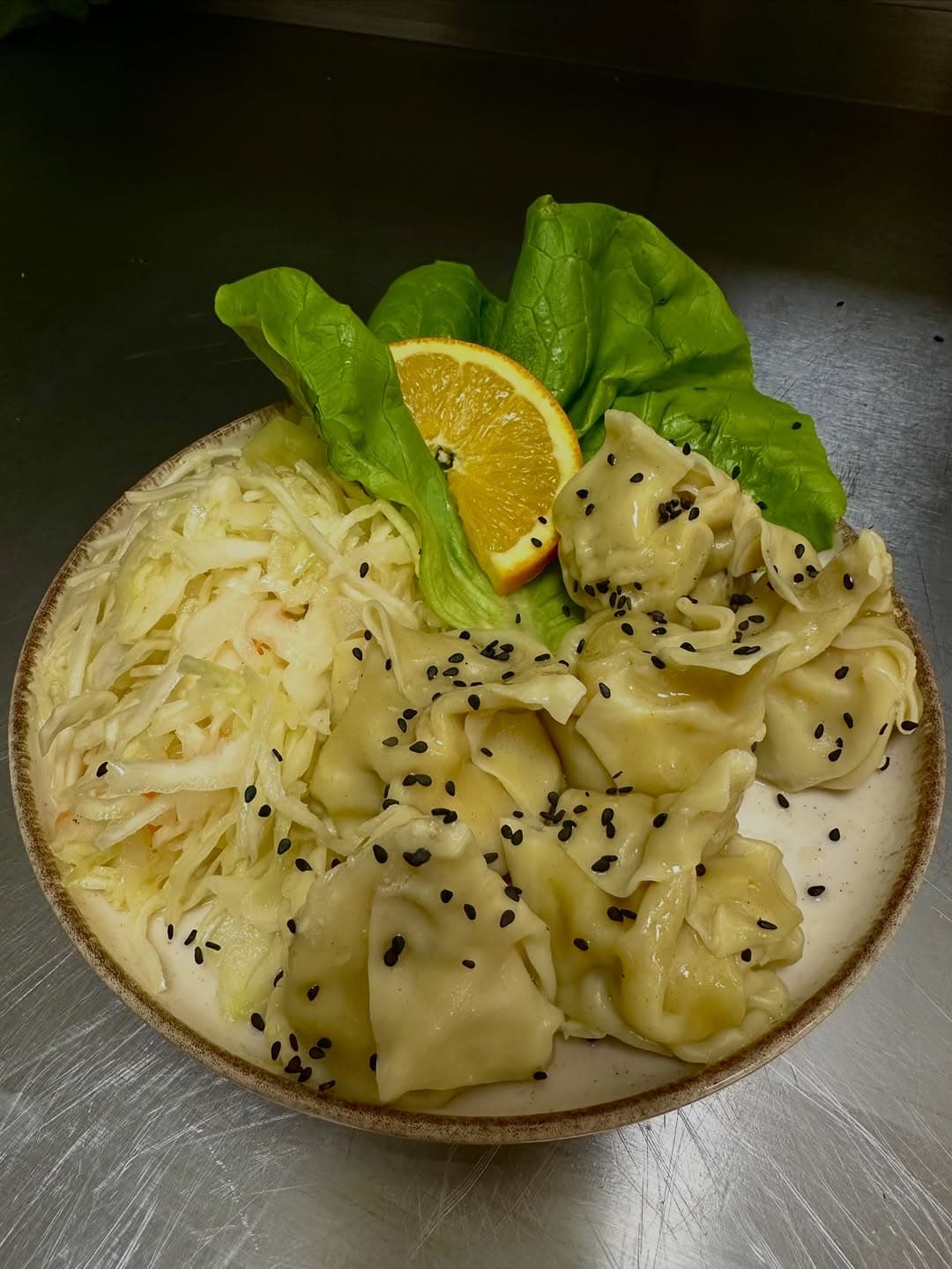 Pierożki z krewetkami